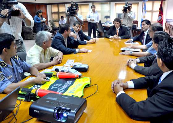 Presentaron el plan de seguridad vial preventiva para el Festival de la Chicha