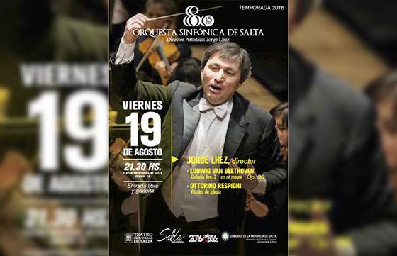 Próximo concierto de la Sinfónica con Beethoven y Respighi