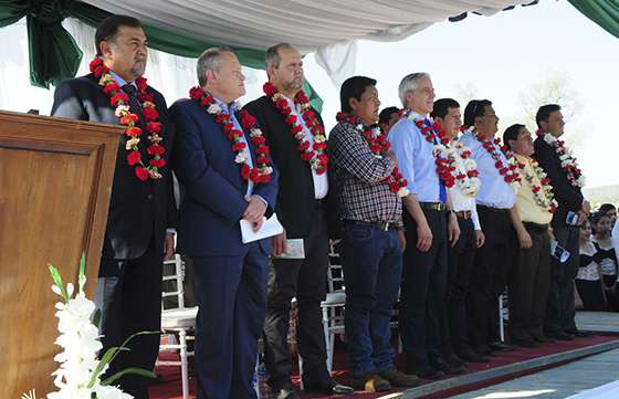 Isa participó en la inauguración de la feria ExpoChaco en Bolivia