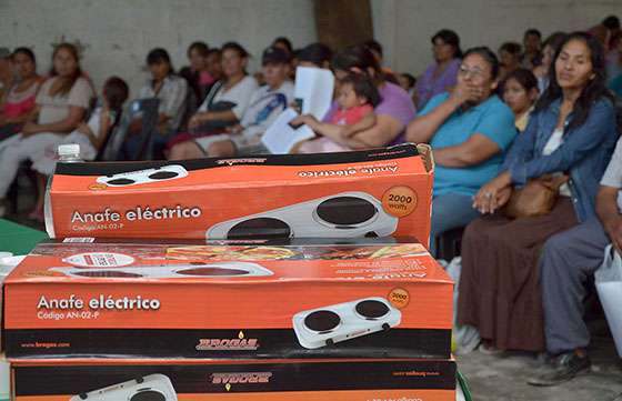 En Seclantás se hará la primera entrega de anafes eléctricos