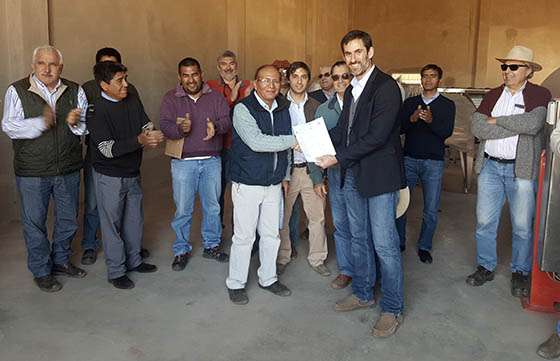 Productores vitivinícolas recibieron créditos de la Provincia para hacer frente la próxima cosecha