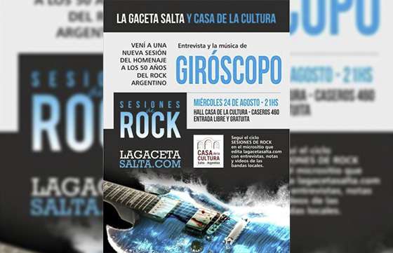 Giroscopo en Sesiones de rock