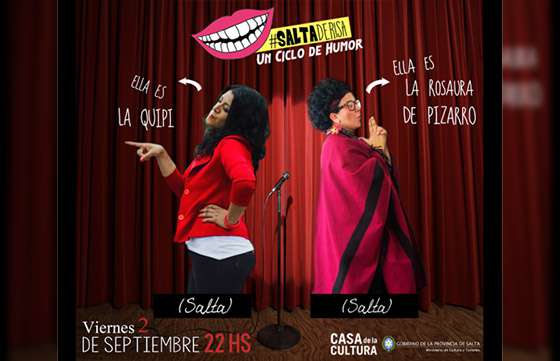 Ciclo de stand up con la Quipi y la Rosaura de Pizarro