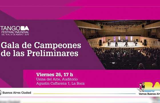 Comienza la Gala de Campeones preliminares de Tango 2016