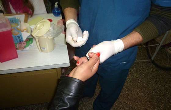 Test de VIH y vacunación contra hepatitis B en barrio Palermo