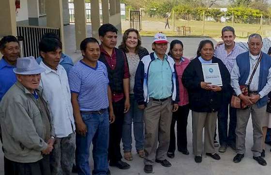 La comunidad aborigen La Bendición cuenta con su título de propiedad comunitaria
