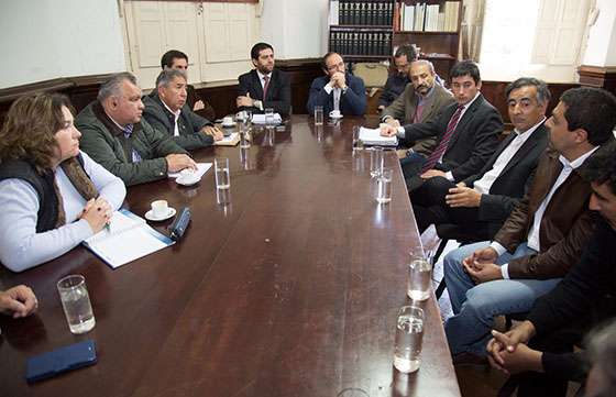 El ministro Montero se reunió con senadores y diputados provinciales