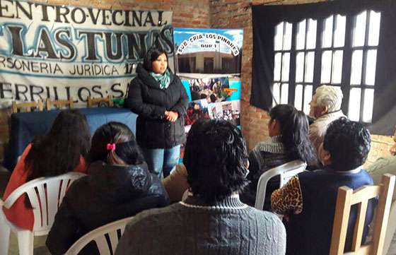 Seguridad brindó talleres de concientización vecinal en Barrio Las Tunas