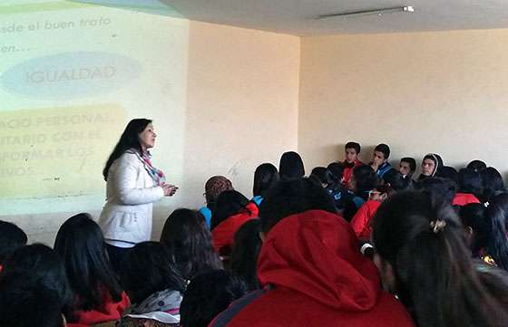 Adolescentes de Güemes participaron en un taller sobre violencia en el noviazgo