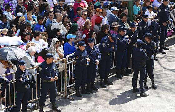 El operativo del Milagro dispuso de casi 4 mil policías y 113 cámaras de seguridad
