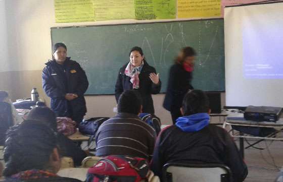 Jóvenes de Cerrillos participaron en una charla sobre relaciones en el noviazgo