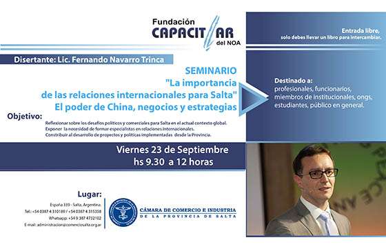 En un seminario analizarán los desafíos de Salta en el plano internacional
