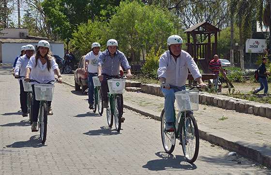 MetroBici está en marcha: el primer puesto se habilitó en Vaqueros
