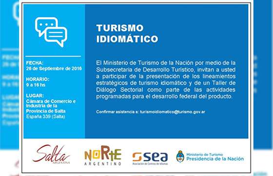 Desde hoy se desarrollará en Salta el Foro de Turismo Idiomático