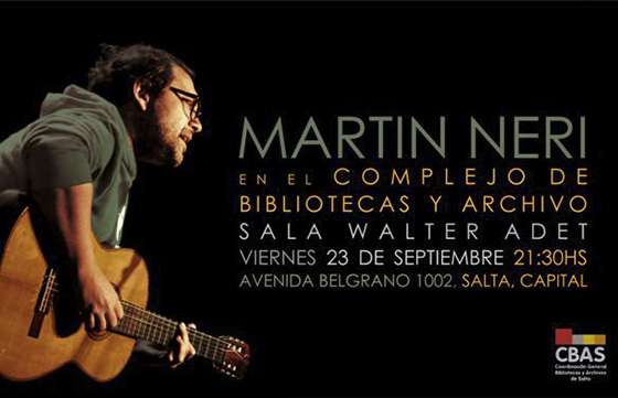 Martín Neri presenta Matriz Del Agua