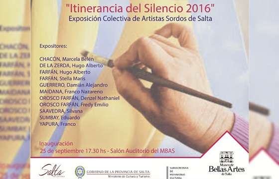 Muestra artística en el Día Nacional de la persona Sorda