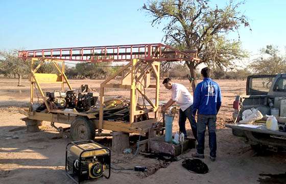 Finalizó la perforación de un nuevo pozo de agua para productores del Chaco salteño