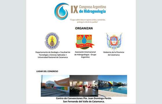 Salta participó del IX Congreso Argentino de Hidrogeología