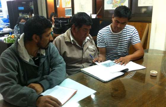 Recursos Hídricos planifica obras para el paraje Los Sauces