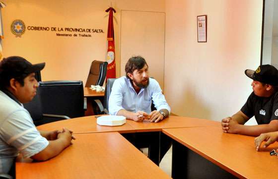 Costello se reunió con miembros de la Asociación Sindical de Motociclistas Mensajeros y Servicios