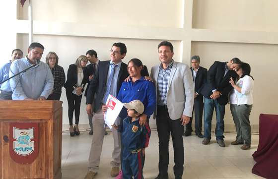 Cuarenta familias de Rosario de la Frontera recibieron mejoramientos habitacionales