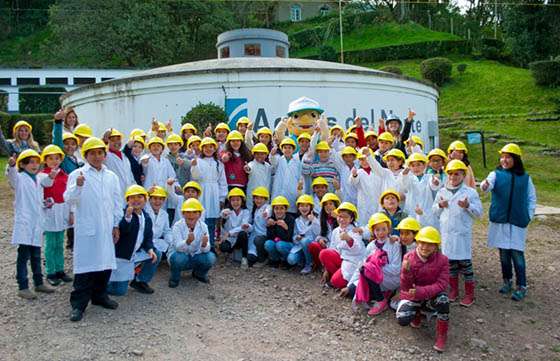 Los niños y jóvenes son protagonistas del uso responsable del agua