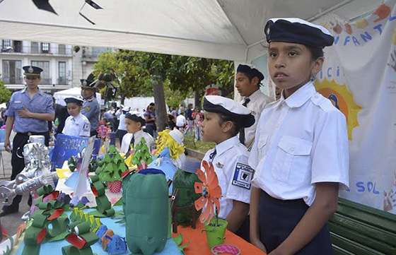 Se realizan diversas actividades por el aniversario de los Cuerpos Infantiles de Policía