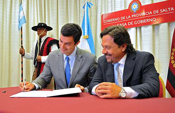 Urtubey firmó con Sáenz convenios para la realización de obras de mejoramiento de infraestructura pública en la ciudad