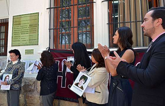 A través de un mural recordaron a las víctimas de la Masacre de Palomitas