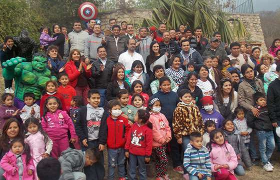 Agentes penitenciarios organizaron un festejo para la Fundación HOPe
