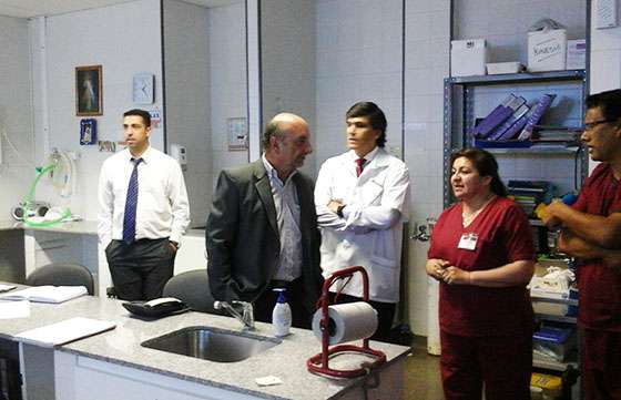 El ministro Mascarello recorrió el hospital Papa Francisco