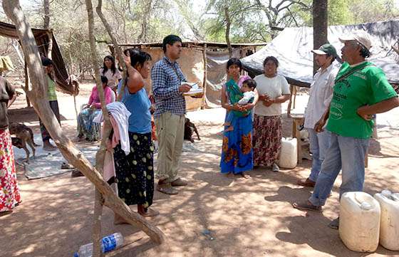Relevaron la provisión de agua para consumo humano en comunidades del norte provincial
