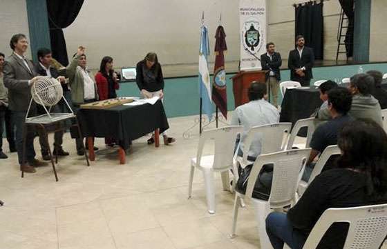 Veinte familias de El Galpón resultaron beneficiadas en el sorteo de lotes de interés social