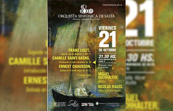 El maestro invitado Nicolás Rauss dirigirá esta noche a la Sinfónica