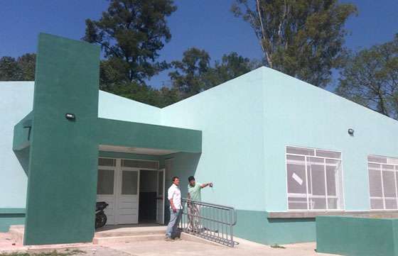 Finalizó la obra integral de la escuela Bernabé López de Vaqueros
