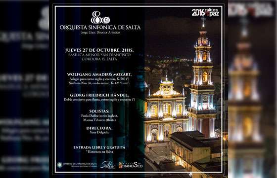 La Sinfónica ofrecerá esta noche un concierto gratuito en la basílica San Francisco