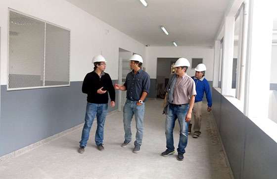 Avanzan obras en el establecimiento educativo de Villa Mitre