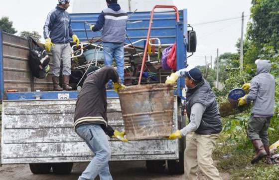 Más de 100 toneladas de chatarras se retiraron en Tartagal en operativos de descacharrado