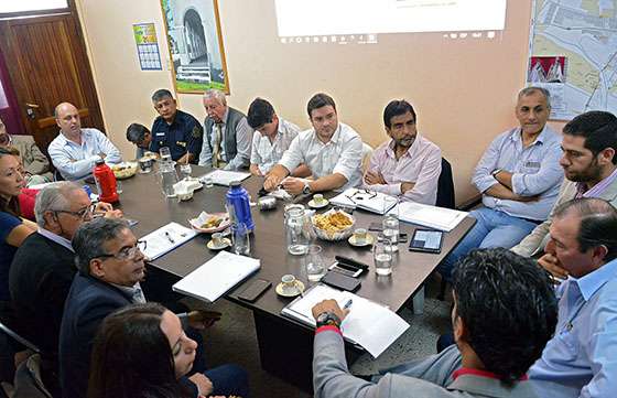 Coronel Moldes fue sede de una nueva reunión de gabinete en el interior