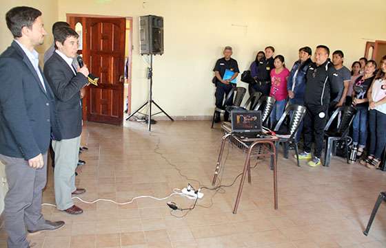 Continúa la capacitación de operadores comunitarios de Capital y Valle de Siancas