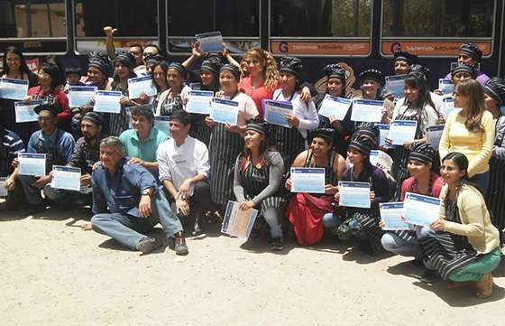Políticas Sociales entregó certificados de cocina general en San Carlos