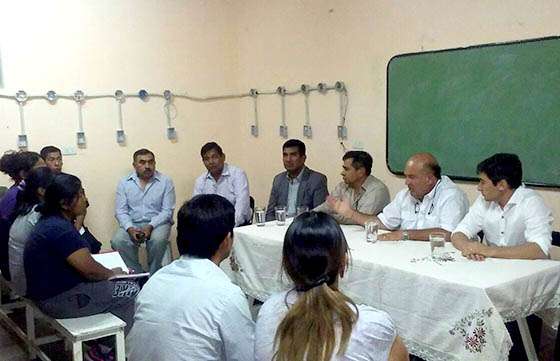 Funcionarios de Seguridad se reunieron con vecinos del barrio  Congreso Nacional
