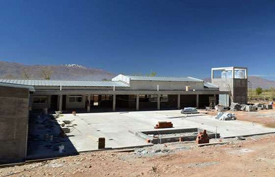 Avanza la construcción de la nueva escuela de nivel medio de Payogasta