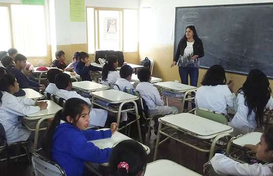 Seguridad concientizó sobre adicciones a estudiantes primarios