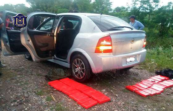 La Policía provincial detuvo a una banda de narcotraficantes