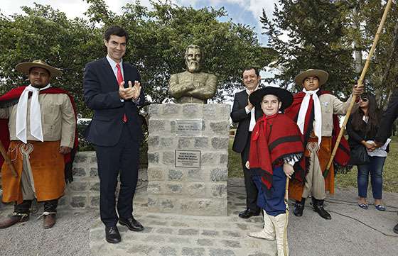 La localidad bonaerense de Benito Juárez homenajeó a Güemes por iniciativa de un niño