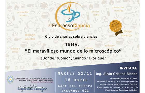 Se realizará esta tarde una nueva edición del Espresso Ciencia