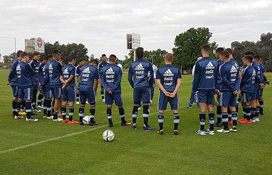 La Selección Argentina Sub20 se medirá esta noche con un combinado salteño