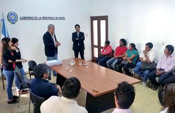 Comunidades kollas recibieron carpetas técnicas de relevamiento territorial