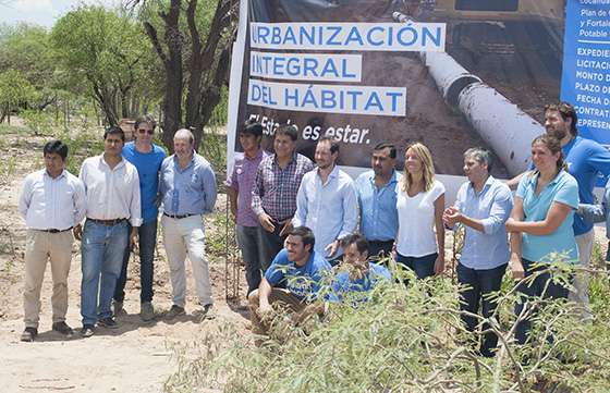 Comenzaron las obras del Plan Hábitat en La Unión y Rivadavia Banda Sur
